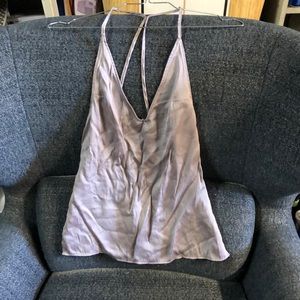 Rose sexy backless top